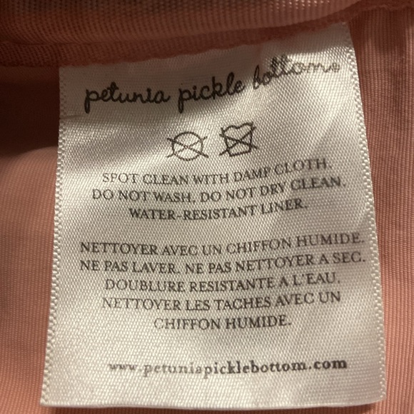 Petunia pickle bottom floral bag backpack diaper bag in great condition - Picture 10 of 12